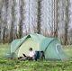 Camping Dome Tent 6-person Portable Family Outdoor Hiking Backpacking Green