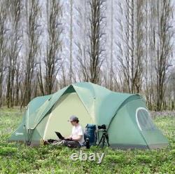 Camping Dome Tent 6-Person Portable Family Outdoor Hiking Backpacking Green