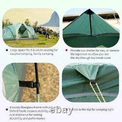 Camping Dome Tent 6-Person Portable Family Outdoor Hiking Backpacking Green