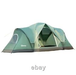 Camping Dome Tent 6-Person Portable Family Outdoor Hiking Backpacking Green