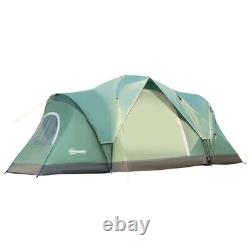 Camping Dome Tent 6-Person Portable Family Outdoor Hiking Backpacking Green