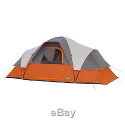 Camping Extended Dome Tent Cabin Shelter Portable For 9 Person Outdoor Hiking