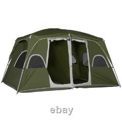 Camping Family Tent 8Person Backpacking Hiking Outdoor Shelter Portable 2Room