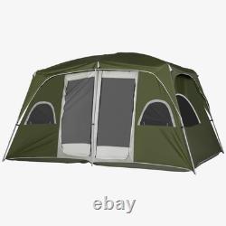 Camping Family Tent 8Person Backpacking Hiking Outdoor Shelter Portable 2Room