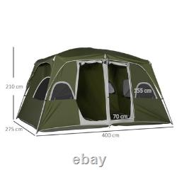 Camping Family Tent 8Person Backpacking Hiking Outdoor Shelter Portable 2Room