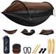 Camping Hammock Tent With Mosquito Net And Sunshade, 290 140cm Extra Large Spa