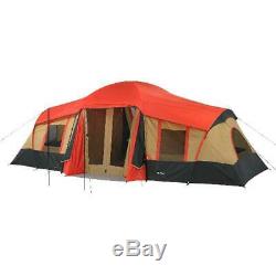 Camping Tent 10 Person 3 Room Family Hiking Instant Cabin Large Outdoor Shelter
