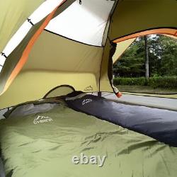 Camping Tent, 3 Man Instant Pop Up Tent Waterproof, Large Double Layer