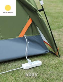 Camping Tent, 3 Man Instant Pop up Tent Waterproof, Large Double Layer Automati