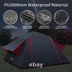 Camping Tent, 3 Man Pop Up Tent Extra Large Waterproof Automatic Dome Tent