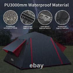 Camping Tent, 3 Man Pop Up Tent Extra Large Waterproof Automatic Dome Tent with