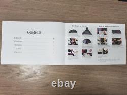 Camping Tent, 3 Man Pop Up Tent Extra Large Waterproof Automatic Dome Tent with