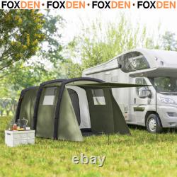 Camping Tent 6-Person Foldable UV-protection with Carry Bag Olive Green