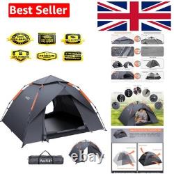Camping Tent Automatic 3 Man Pop Up Dome Tent Waterproof & Windproof