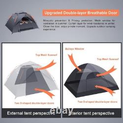 Camping Tent Automatic 3 Man Pop Up Dome Tent Waterproof & Windproof