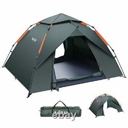 Camping Tent Automatic 3 to 4 Person Instant Tent Pop Up Ultralight Dome