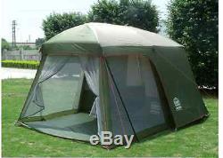 Camping Tent Big Large Living Room 5 8 Person Family Home Extra Sun Survival 4X4