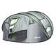 Camping Tent Dome Pop-up Tent With Windows For 4-5 Person Dark Green