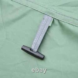 Camping Tent Dome Pop-up Tent with Windows for 4-5 Person Dark Green