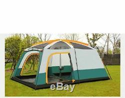 Camping Tent Ultra-large Double Layer Outdoor Living Rooms 8-10persons Family