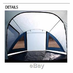 Camping Tent Waterproof Double Layer Large Pop Up Tent 3-4 Person Family Tents