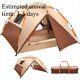 Camping Tent With Carry Bag Rain Fly, Vented Roof, Double Layers