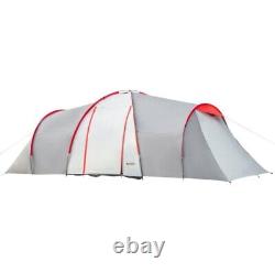 Camping Tunnel Tent 6-Person Portable Outdoor Hiking Backpacking Family Cabin