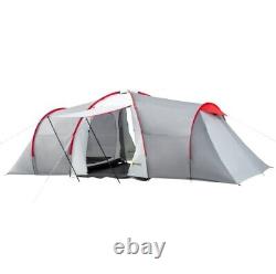 Camping Tunnel Tent 6-Person Portable Outdoor Hiking Backpacking Family Cabin