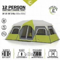 Campvalley Core 12 Man Person Large Family Instant Hiking Festival Cabin Tent