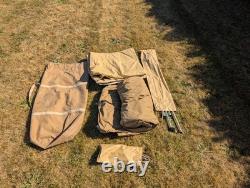 Canvas Tipi Tent Extra Large 5m Wide 3.5m Tall 8 Berth Waterproof Heavy Duty