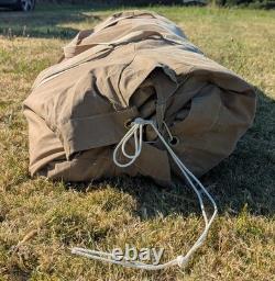 Canvas Tipi Tent Extra Large 5m Wide 3.5m Tall 8 Berth Waterproof Heavy Duty