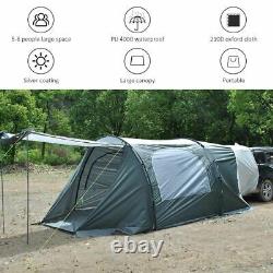 Car Awning Sun Shelter Tent Waterproof 5-8 Persons Outdoor Anti-UV Camping Tent
