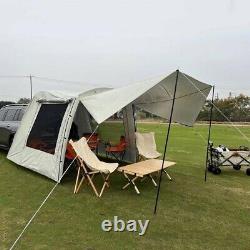 Car Rear Tent Extension Waterproof Trailer Tent Camping Shelter Canopy