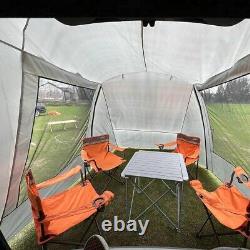 Car Rear Tent Extension Waterproof Trailer Tent Camping Shelter Canopy