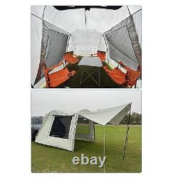 Car Rear Tent Extension Waterproof Trailer Tent Camping Shelter Canopy