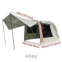 Car Rear Tent Extension Waterproof Trailer Tent Camping Shelter Canopy