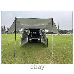 Car Rear Tent Extension Waterproof Trailer Tent Camping Shelter Canopy