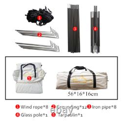 Car Rear Tent Outdoor Camping Accessory Large Canopy Car boot Sun Shade 4.85m UK