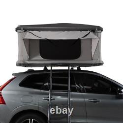 Car Roof Top Tent Large Hard Shell Box Pop Up Bunk Camping Ladder 2-3 Person