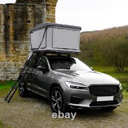 Car Roof Top Tent Large Hard Shell Box Pop Up Bunk Camping Ladder 2-3 Person