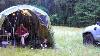 Car Tent Camping In Rain Huge Air Tent Roast Turkey