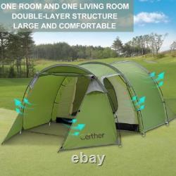Ceither Tunnel Tent 4-person Tent Green (SKA0052)
