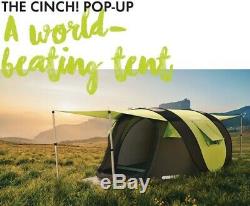 Cinch 4-man Pop-up Tent Brand New, World's Smartest Pop Up Tent