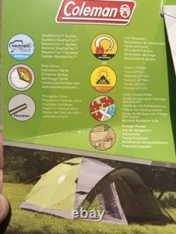 Coleman 2000012150 Darwin 4 Person Dome Tent Green Excellent Condition