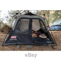Coleman 4-Person Instant Cabin, 8x7 feet, Black