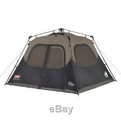 Coleman 4-Person Instant Cabin, 8x7 feet, Black