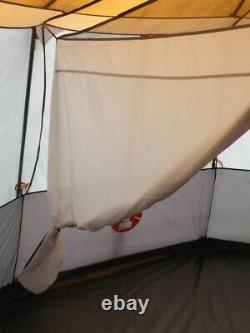 Coleman Cortes Octagon 8 Family or Glamping Tent 360° Panoramic View Orange Grey
