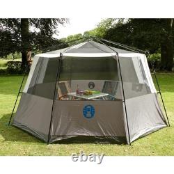 Coleman Cortes Tent 8 Man Person Grey Camping Festival Glamping Waterproof Yurt