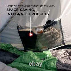 Coleman Darwin 4-Person Plus Waterproof Tent Camping Hiking Festival Outdoor