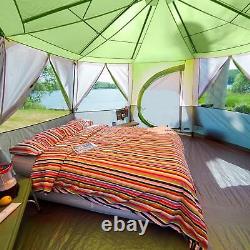 Coleman Dome Tent 8 Man Person Green Camping Festival Glamping Waterproof Yurt